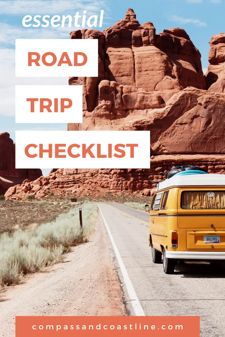 The Road Trip Checklist You'll Be Happy You Used · Compass and ...